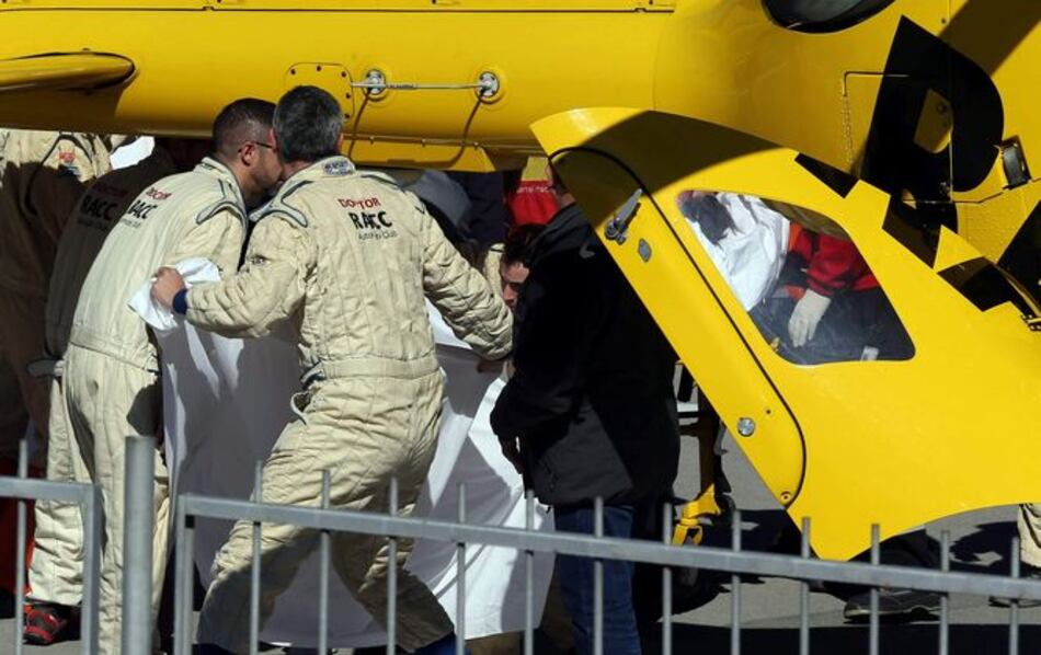 Piloto de F1 Alonso sufre accidente en Barcelona