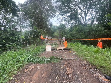 Riesgo de colapso: Sinaproc ordena cierre preventivo de dos puentes en Panamá Oeste