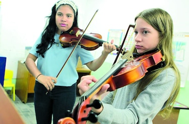 Campamento entre instrumentos