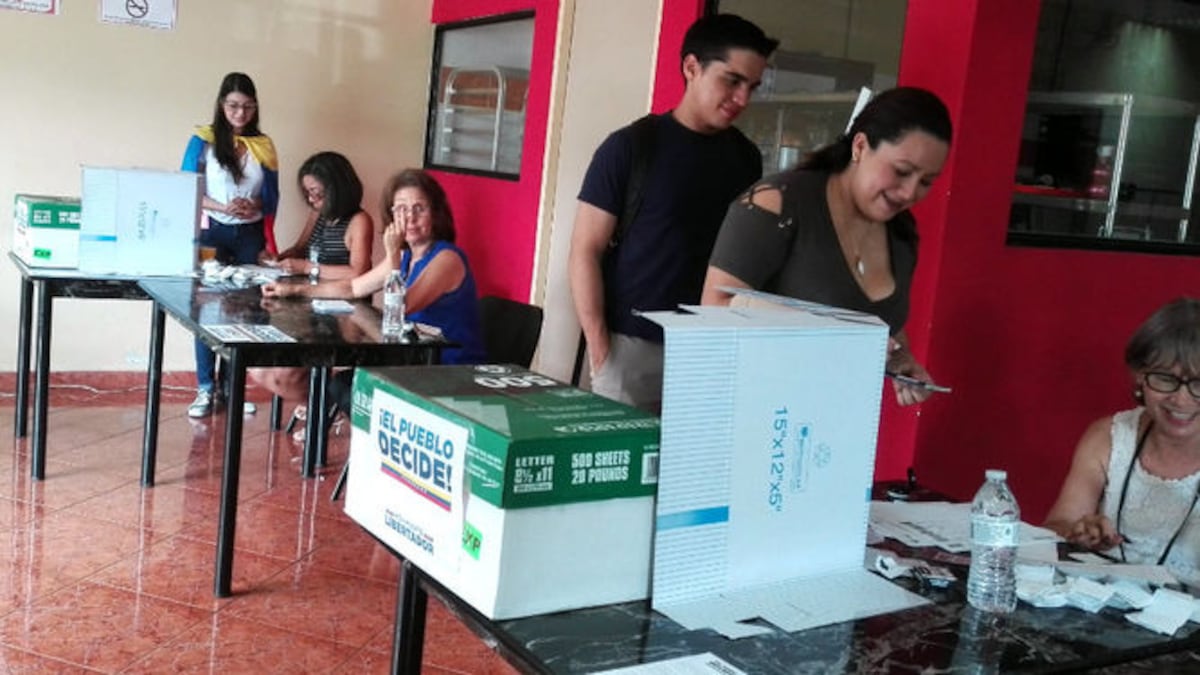 Chiriquí: más de 480 venezolanos han emitido su voto en el plebiscito