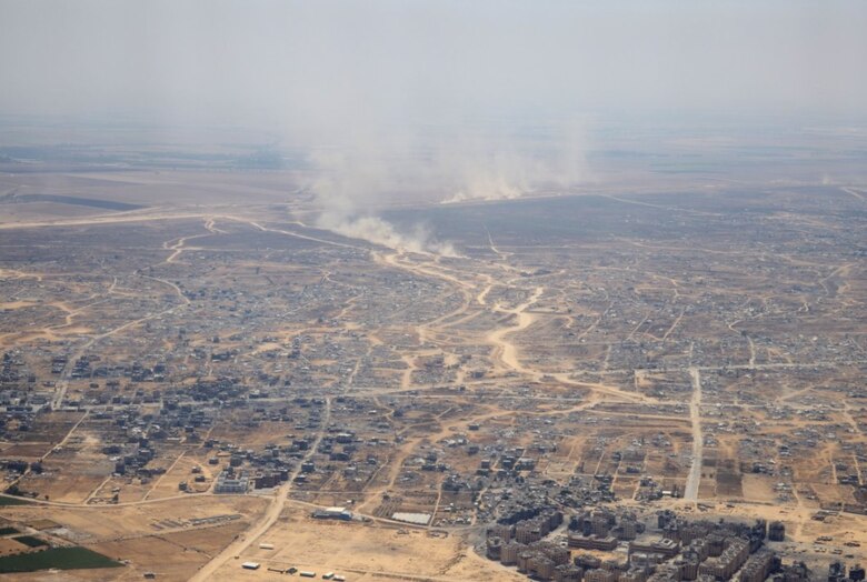 Las imágenes aéreas que muestran la magnitud de la destrucción en Gaza y que el gobierno de Israel no quiere que los periodistas filmen