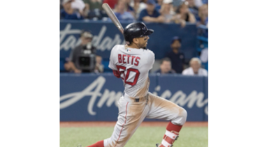 Mookie Betts batea el ciclo completo con los Medias Rojas de Boston