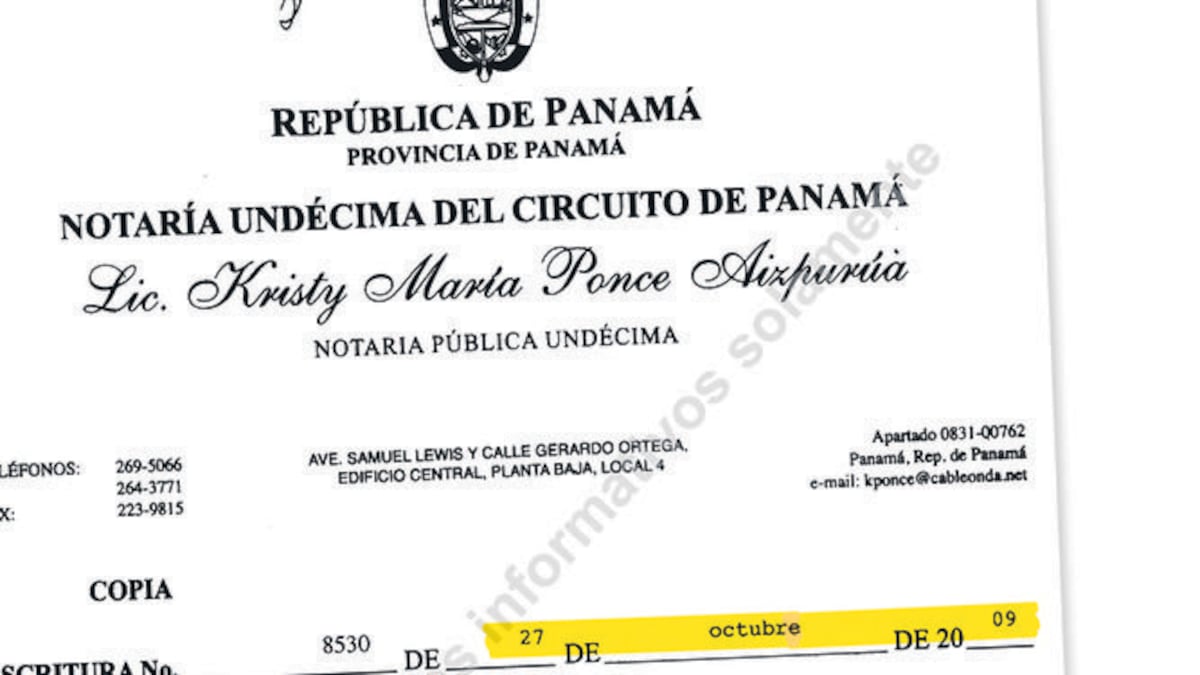 Tres meses después de que el gobierno de Ricardo Martinelli asumiera el poder, Ricardo Calvo constituyó una sociedad junto a dos empresarios que facturó millones de dólares.
