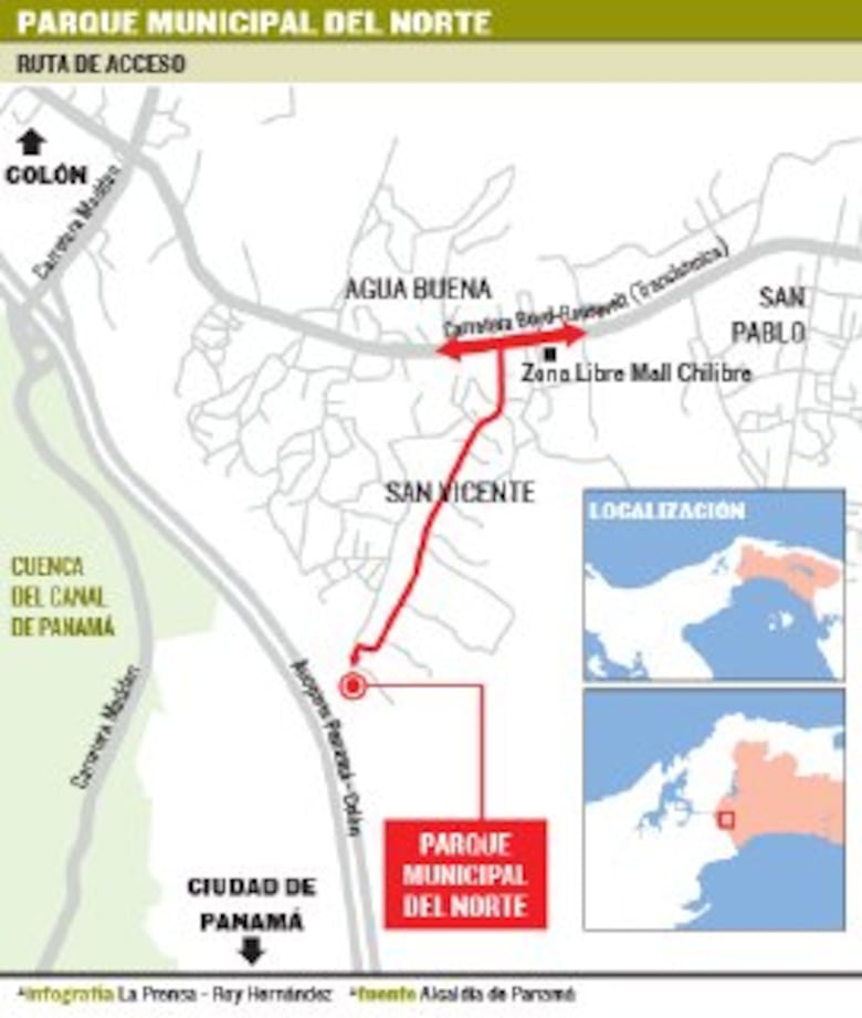 Área del parque Soberanía pasará a manos de la Alcaldía capitalina