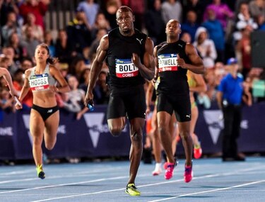 Usain Bolt se impone en prueba de 150 metros en el Nitro Athletics