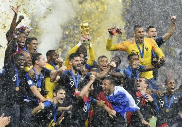 El campeón mundial, Francia, encabeza la clasificación de la FIFA