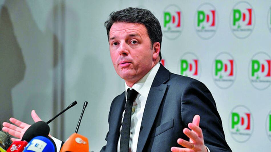 Matteo Renzi desafía a su propio partido