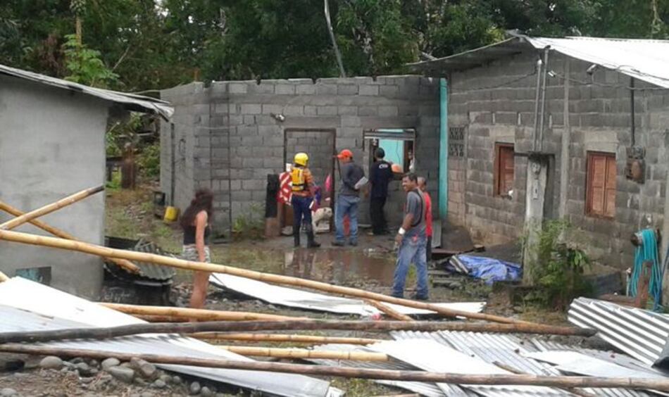 Inundaciones en San Isidro y Paso Canoa causan daños en 93 viviendas