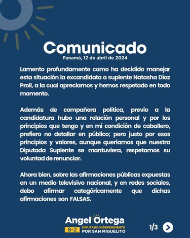 Candidato a diputado de Vamos en San Miguelito enfrenta querella por acoso y violencia de género