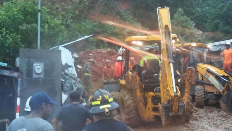 Dos muertos tras deslizamiento de tierra en Arraiján
