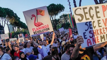 La revolución de los flamencos: las protestas en Albania contra el resort que quiere construir Ivanka Trump
