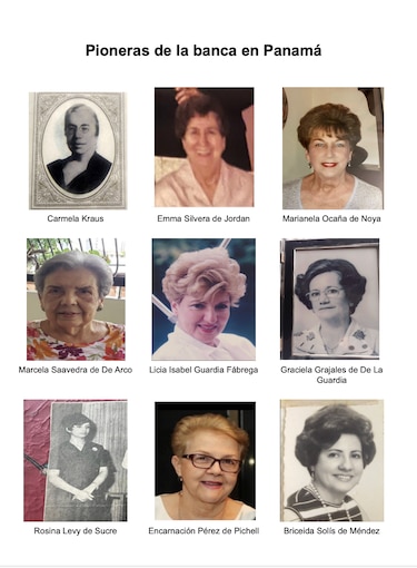 Las primeras mujeres banqueras de Panamá