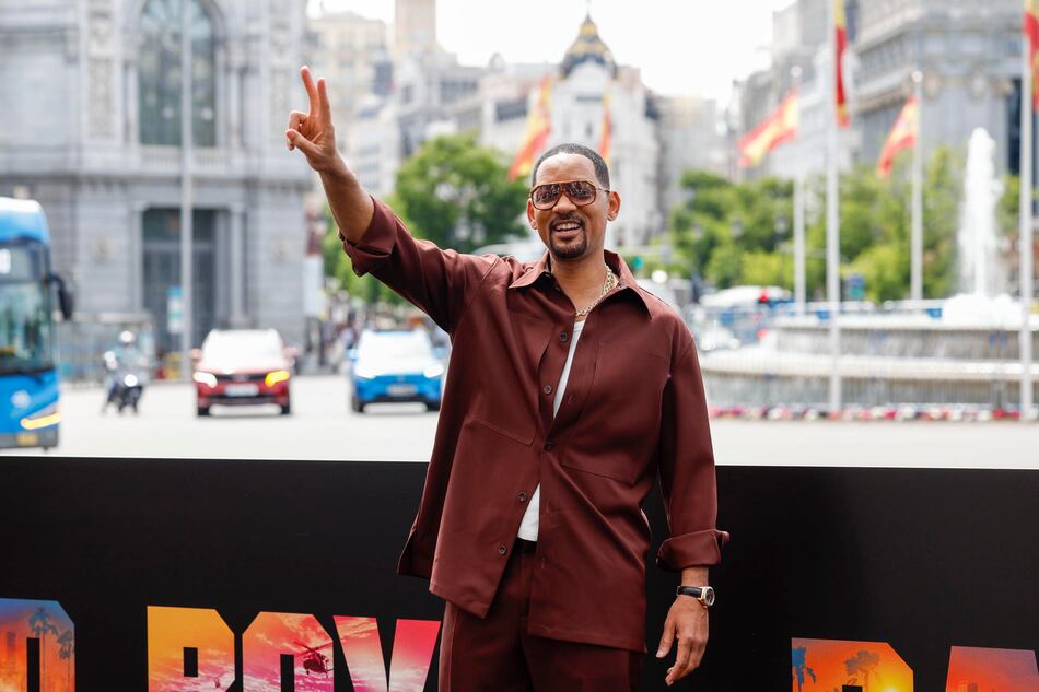 Will Smith promociona en Madrid una nueva entrega de la comedia policial ‘Bad Boys’