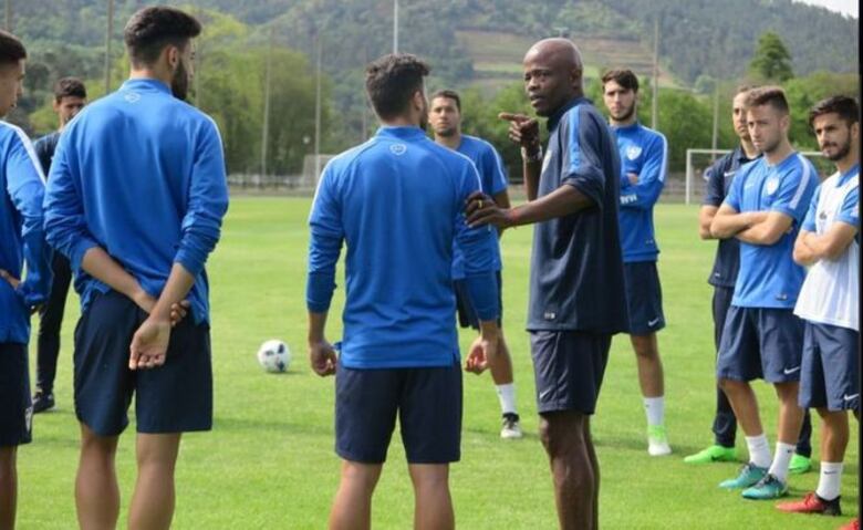 Dely Valdés está orgulloso con el trabajo realizado por el Málaga juvenil