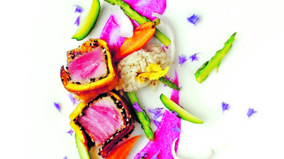 Tuna envuelta en plátano en tentación