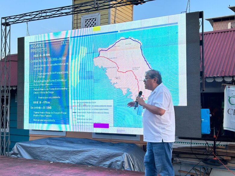 MOP evalúa cambios claves en la fase B del proyecto vial en Isla Colón, Bocas del Toro