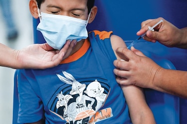 La vacunación anticovid de los niños se prevé para diciembre próximo