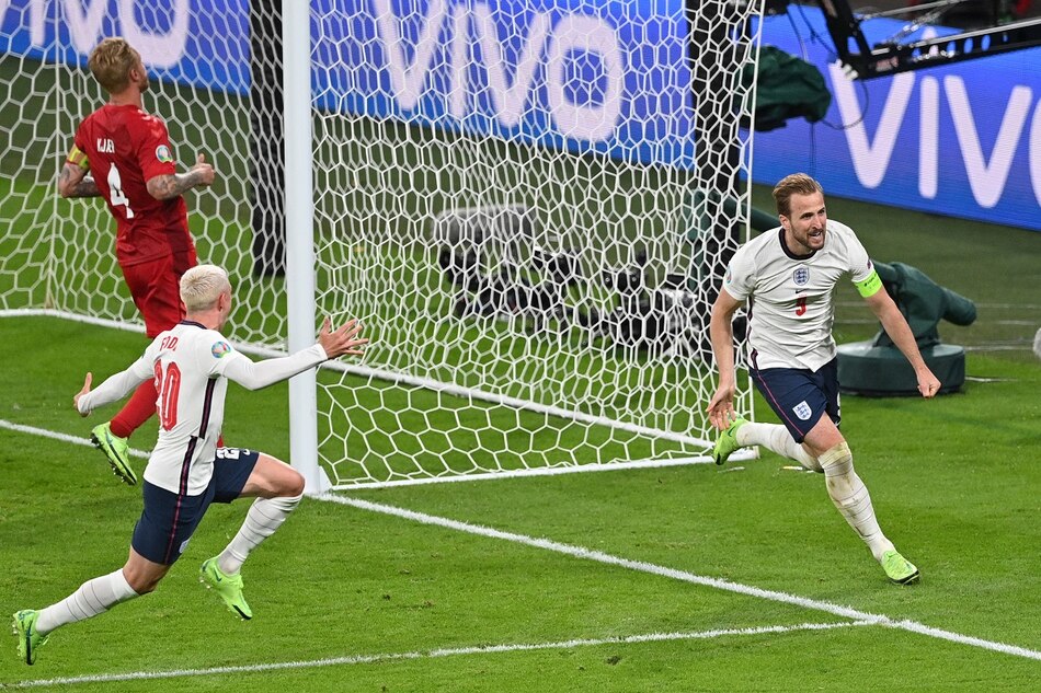 Inglaterra se verá con Italia en su primera final en una Eurocopa tras rendir a Dinamarca