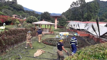 Investigan causas de incendio en un local turístico de Boquete, Chiriquí