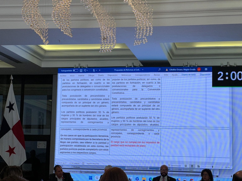 La ‘válvula de escape’ sobre paridad de género : ¿por qué se dejó vigente en la Comisión de Reformas Electorales?