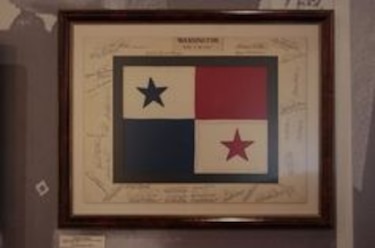 Banderas históricas que se exhiben en los museos de Panamá