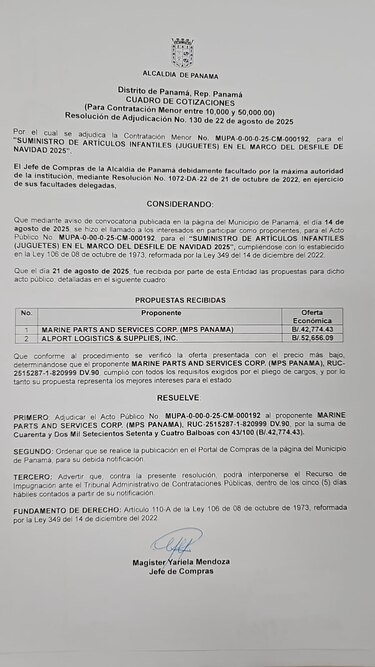 Navidad 2025: la Alcaldía destina $3.3 millones en luces, juguetes y logística