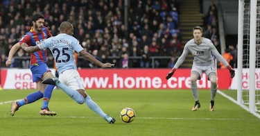 Crystal Palace pone fin a la racha victoriosa del Manchester City