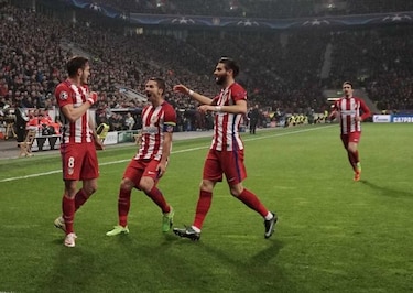 Atlético está más cerca de cuartos de final tras vencer 4-2 al Leverkusen