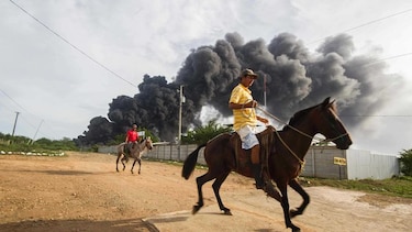 Feroz incendio en planta de combustible en Nicaragua