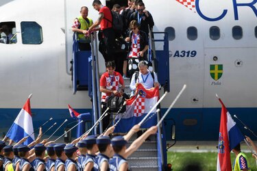 Selección de Croacia regresa a casa con sus héroes