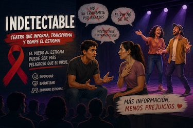 Teatro con propósito: ‘Indetectable’ lleva a escena los mitos y prejuicios sobre el VIH