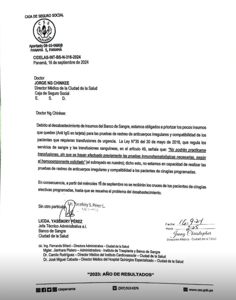 Priorizar o colapsar: Banco de Sangre de la Ciudad de la Salud sin insumos suficientes 
