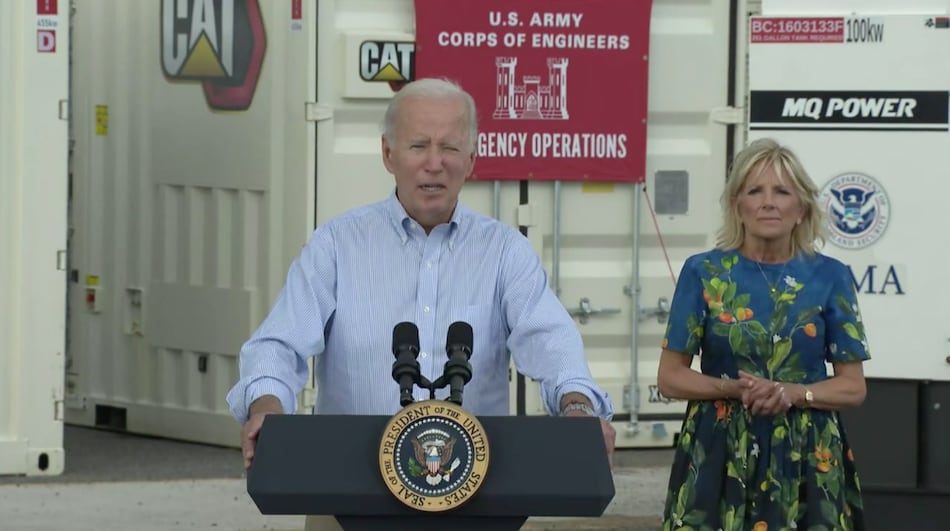 Biden visita Puerto Rico y anuncia una ayuda de $60 millones para mitigar los estragos de Fiona