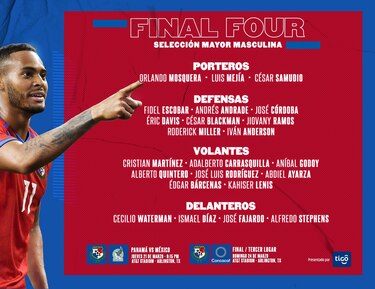 Christiansen define lista de Panamá para la fase final de la Liga de Naciones