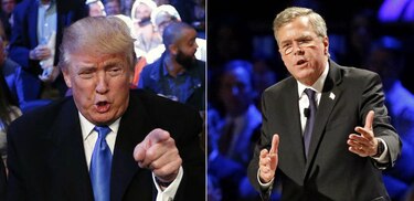 Trump sigue en cabeza entre los republicanos y Bush se hunde