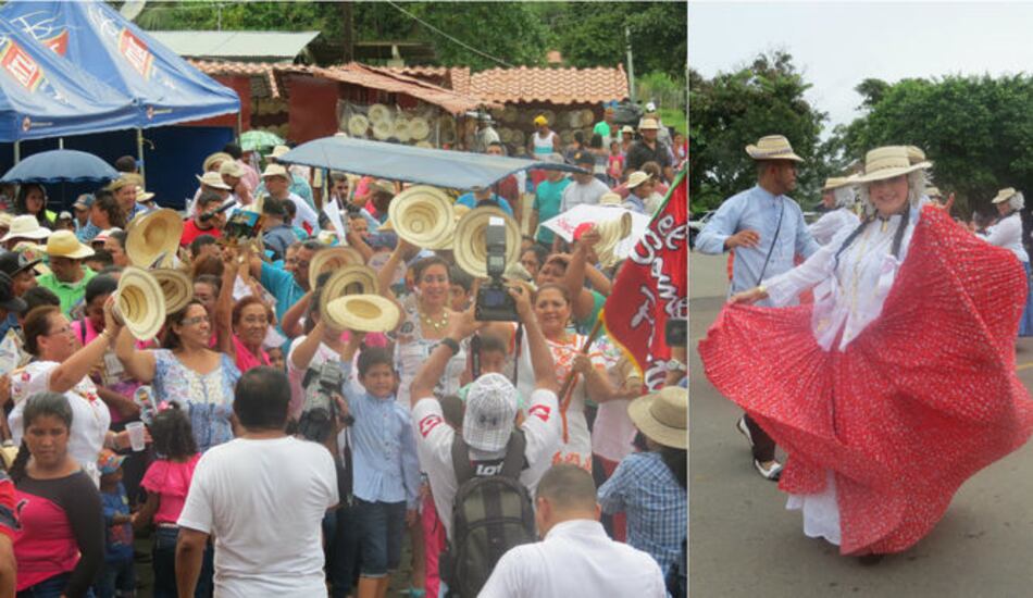 Más de mil sombreros se lucen durante desfile en La Pintada