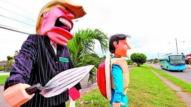 Los muñecos del año que se va