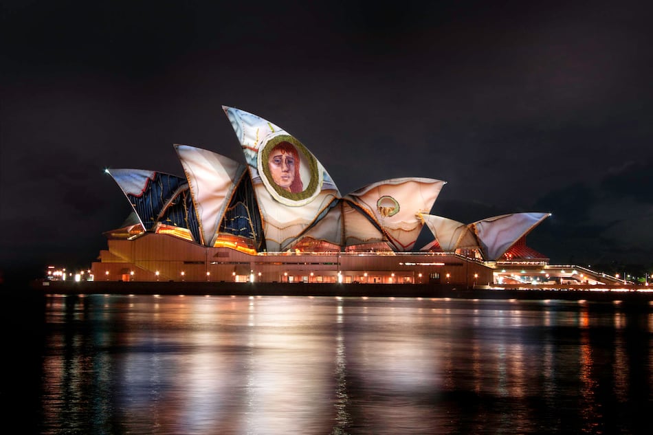 La Casa de la Ópera de Sídney recrea el mito de Narciso en un festival de luces