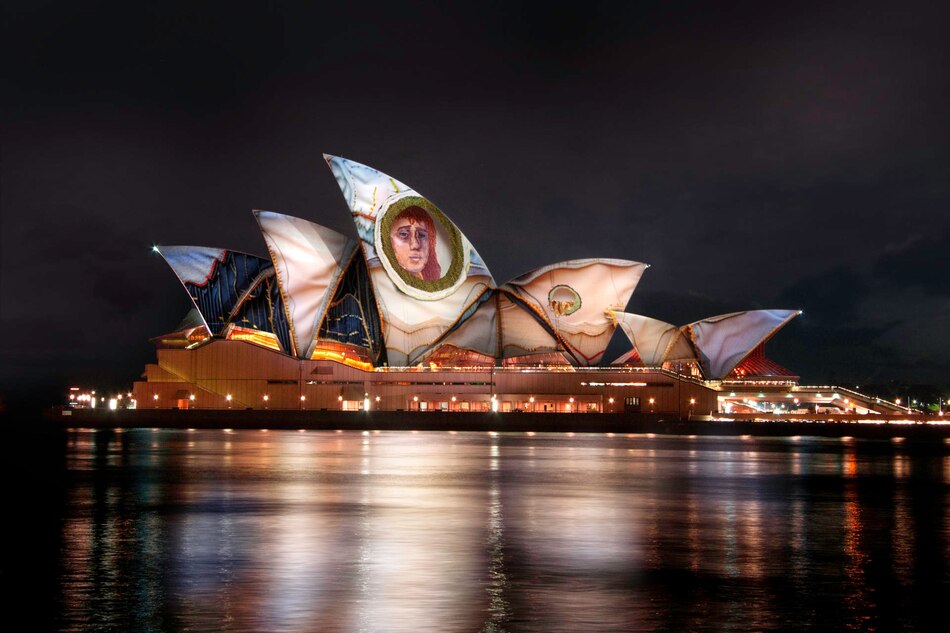 La Casa de la Ópera de Sídney recrea el mito de Narciso en un festival de luces
