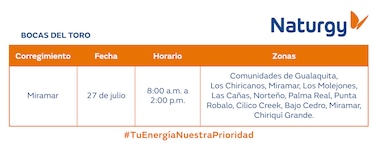 Trabajos de mantenimiento en la red eléctrica del 21 al 27 de julio 2025