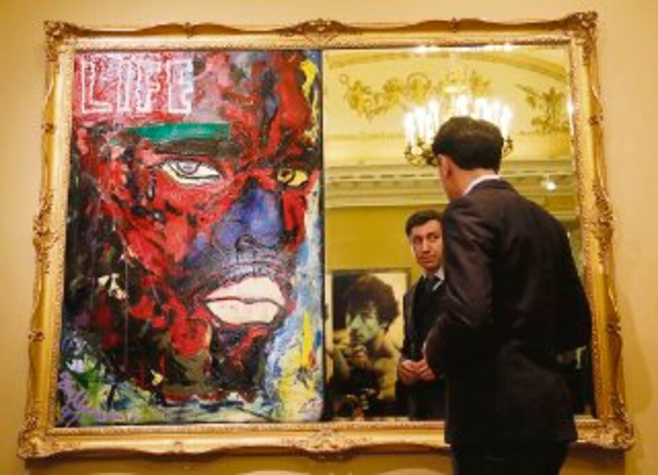 Stallone presenta sus pinturas