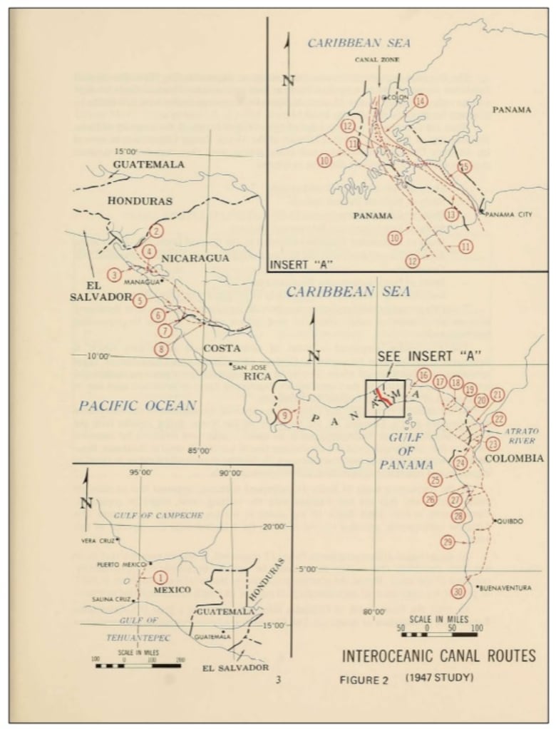 Bombas atómicas en Darién para un nuevo canal: Tratado Robles-Johnson