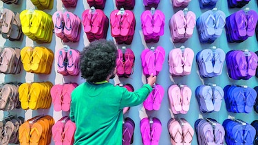 Chanclas cambian imagen en Brasil