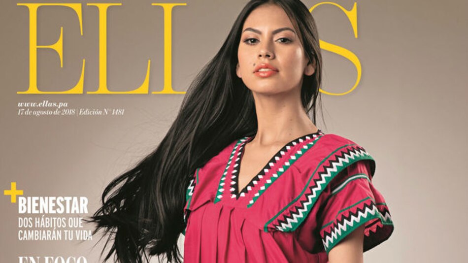 Señorita Panamá 2018, Rosa Montezuma, en la portada de 'Ellas'