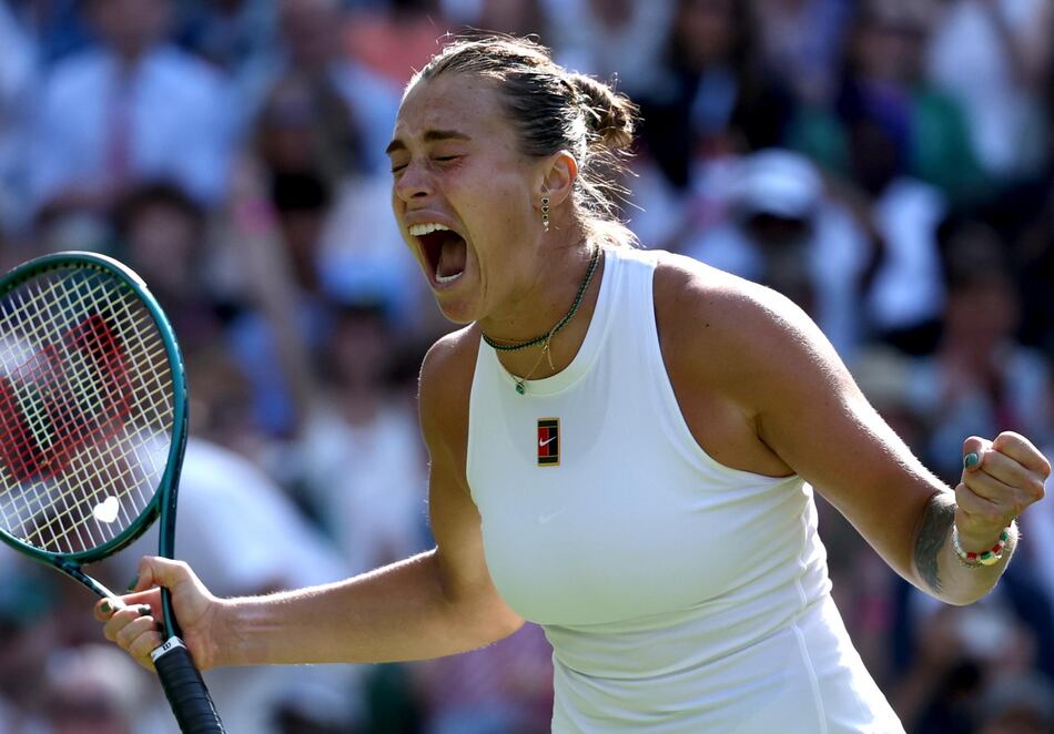 Wimbledon: Sabalenka sobrevive susto y avanza a semis