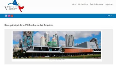 Cancillería panameña activa página web sobre VII Cumbre de las Américas