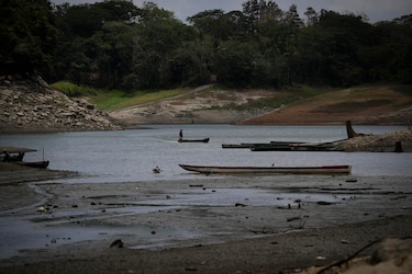 Los bajos niveles que presenta el lago Alajuela afectan suministro de agua en la capital