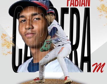 Fabián Carrera es elegido el Lanzador del Año del Campeonato Nacional de Béisbol Juvenil