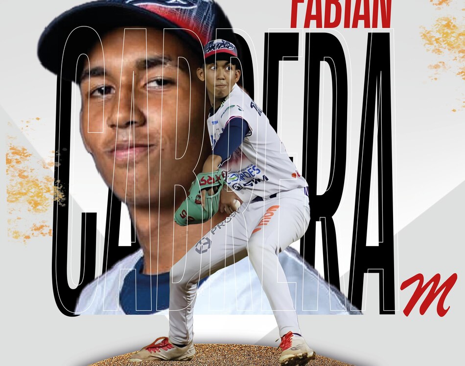 Fabián Carrera es elegido el Lanzador del Año del Campeonato Nacional de Béisbol Juvenil