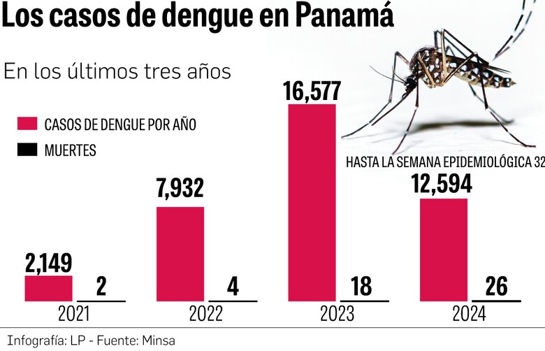 Dengue cobra más vidas en 2024: 26 muertes registradas, superando el total del año anterior